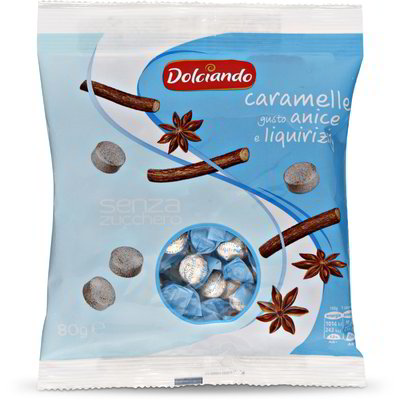 Caramelle gusto anice e liquirizia