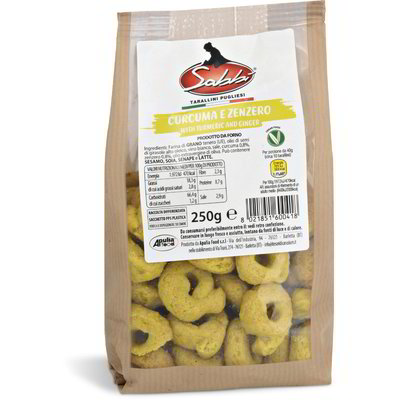 Tarallini pugliesi curcuma e zenzero