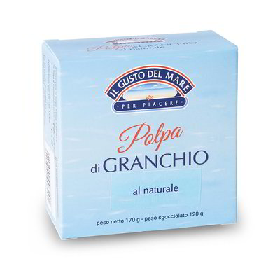 Polpa di granchio al naturale