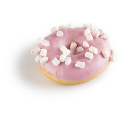 Donut glassato con marshmallow