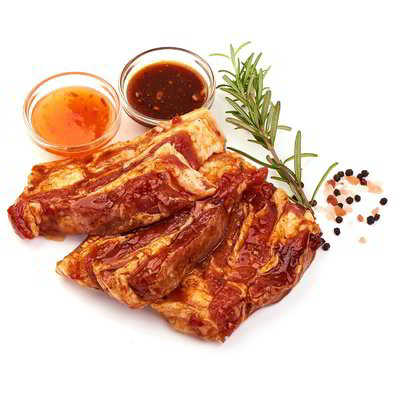 Costine barbeque messicana