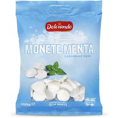 Caramelle monete alla menta
