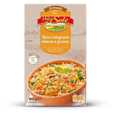 Riso integrale avena e grano