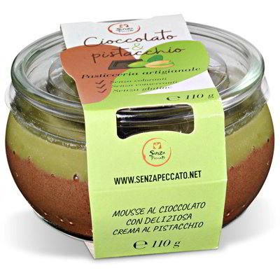 Dessert cioccolato e pistacchio
