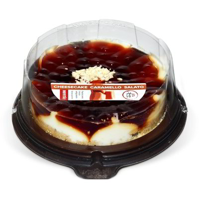 Torta cheesecake al caramello salato