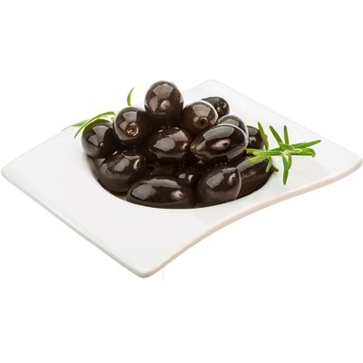 Olive nere giganti condite alla pescheria