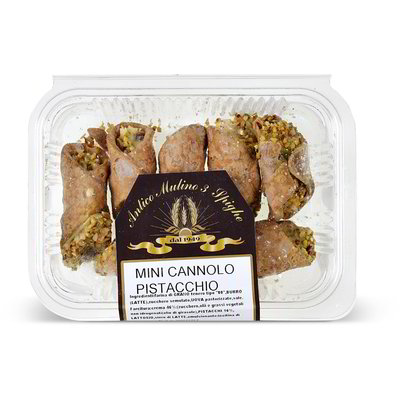 Mini cannoli al pistacchio
