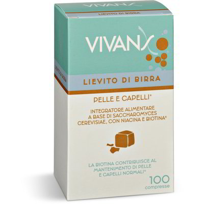 Integratore lievito di birra per pelle e capelli 100 compresse