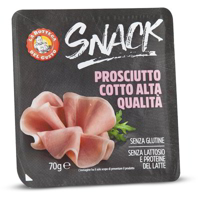 Snack Snack prosciutto cotto alta qualità senza glutine senza lattosio