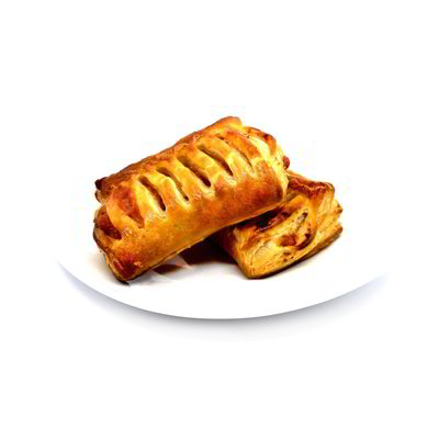 Pizza rustica con pomodoro e mozzarella