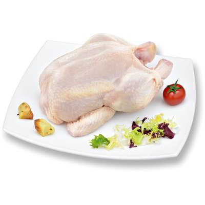 Busto di pollo halal