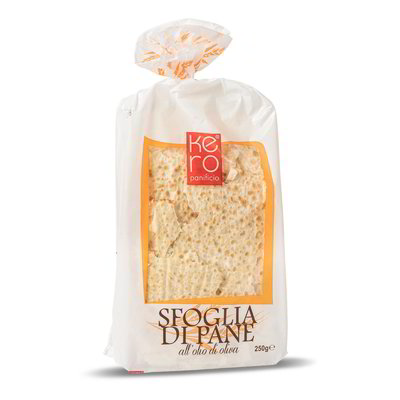 Sfoglia di pane all'olio di oliva