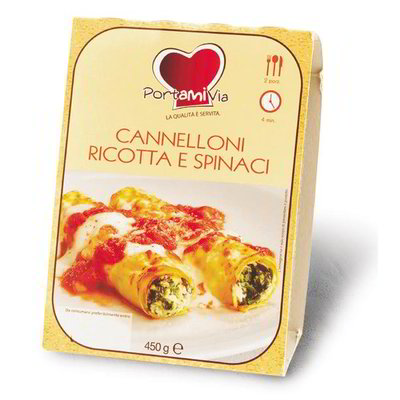 Pasta cannelloni ricotta e spinaci