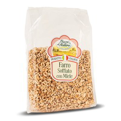 Farro soffiato con miele