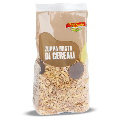Zuppa mista di cereali secchi