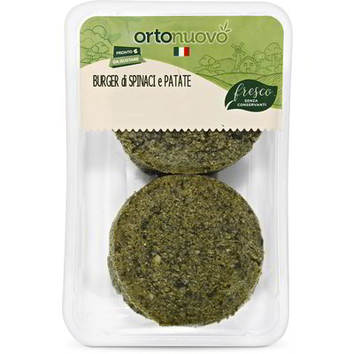 Burger di spinaci e patate