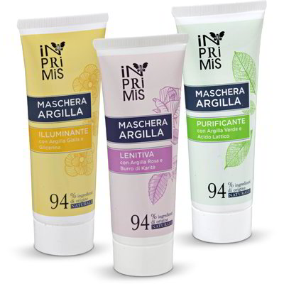 Maschera all'argilla naturale