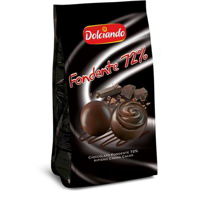 Praline di cioccolato fondente cacao 72%