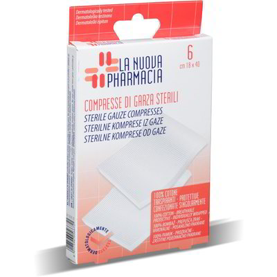 Compresse di garza sterili 6 pezzi