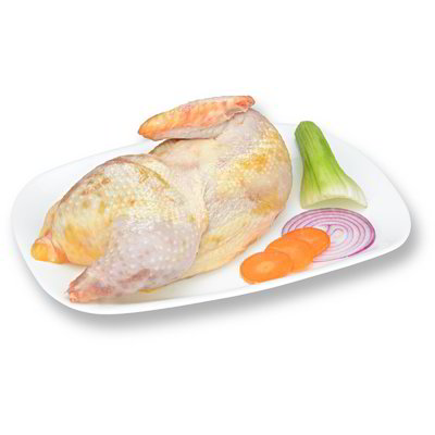 Gallina a metà