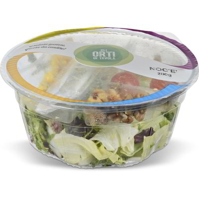 Insalata pronta con noci e mais