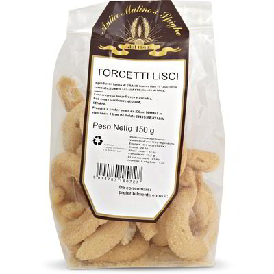 Biscotti torcetti lisci