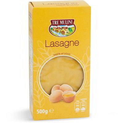 Pasta all'uovo sfoglia ruvida per lasagne