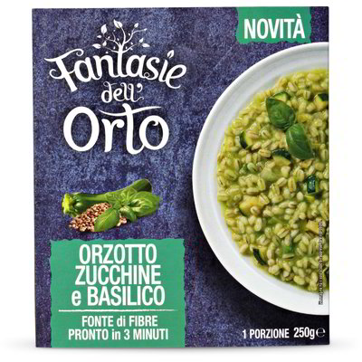 Orzotto con zucchine e basilico