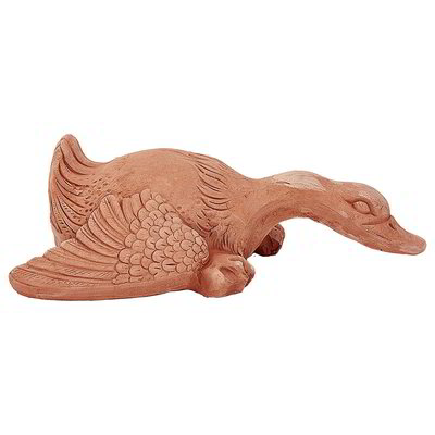 Decorazione in terracotta - oca