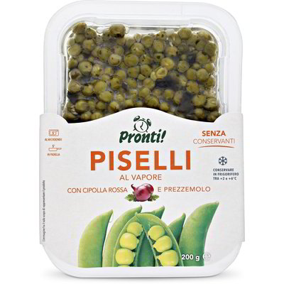 Piselli al vapore