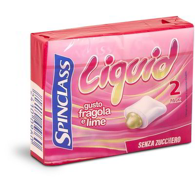 Chewing gum gusto fragola e lime senza zucchero