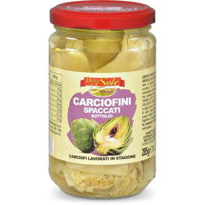 Carciofini spaccati sottolio