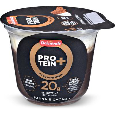 Coppa panna e cacao proteica