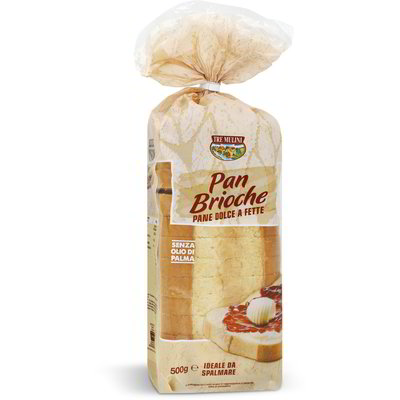 Pan brioche dolce a fette