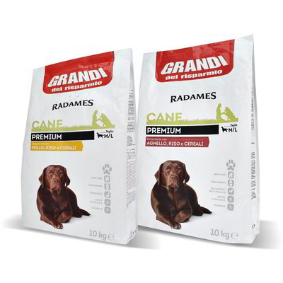 Crocchette premium per cani agnello / pollo
