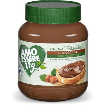 Crema spalmabile vegetale alle nocciole