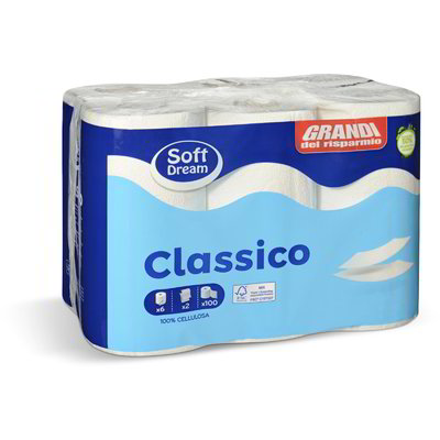 Rotolo asciugatutto classico 6 rotoli