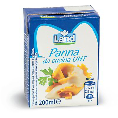 Panna da cucina UHT