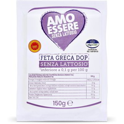 Feta greca DOP senza lattosio*
