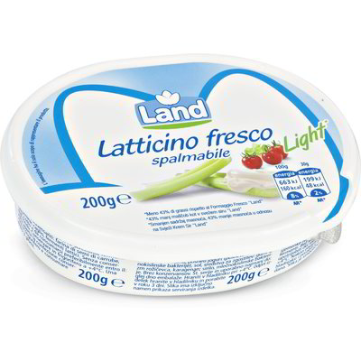 Formaggio latticino fresco spalmabile light*