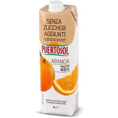 Bevanda arancia senza zuccheri aggiunti*