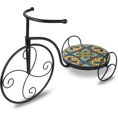 Bicicletta portavaso a mosaico - Multicolor