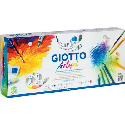 Giotto Artiset con tempere e pastelli