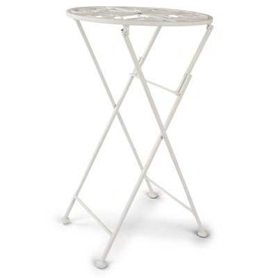 Portavaso tondo pieghevole - Bianco