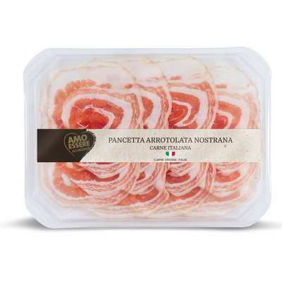 Pancetta arrotolata nostrana
