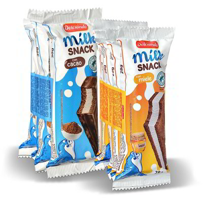 Snack al latte cacao / miele
