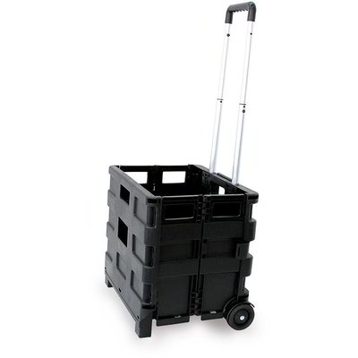 Carrello trasporto pieghevole con cassa