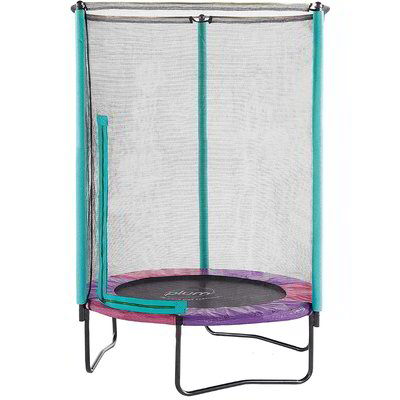 Trampolino con protezione 140x140x180 cm