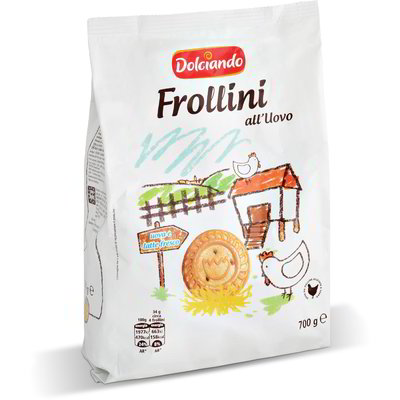 Biscotti frollini all'uovo