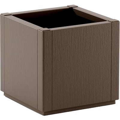 Fioriera quadrata 36 cm color tortora